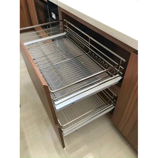 Giá Bát Đĩa Tủ Dưới inox 304, Kệ Để Chén Dĩa Đa Năng Tủ Bếp EUROGOLD CHÍNH HÃNG