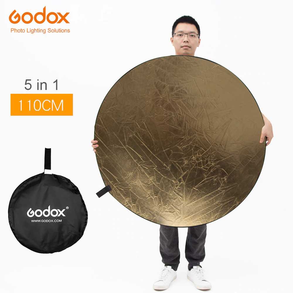 Godox Tấm Hắt Sáng 5 Trong 1 110cm - Rft-05 Cho Studio