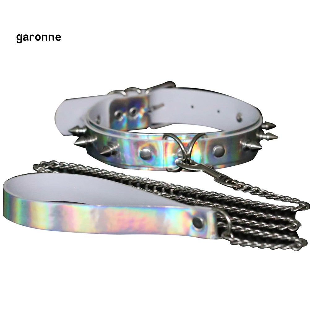 Vòng cổ choker da giả đính đinh tán cá tính cho nữ