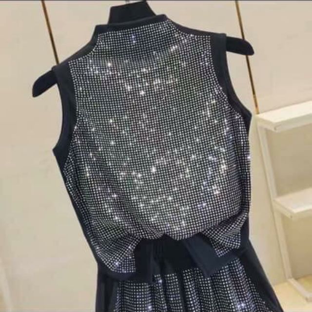Áo len đính đá Quảng Châu