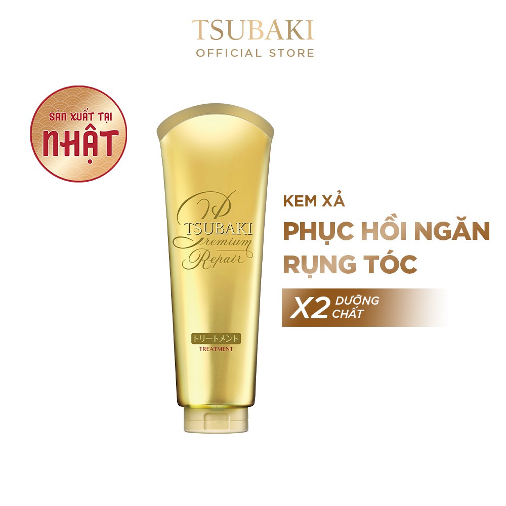 Tsubaki Kem Xả Phục Hồi Ngăn Rụng Tóc Premium Repair Treatment 180g