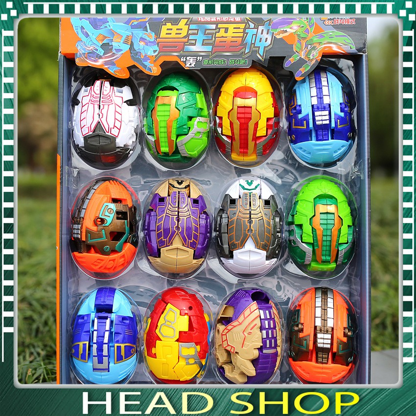 TRỨNG BIẾN HÌNH KHỦNG LONG CHO BÉ, ĐỒ CHƠI QUẢ TRỨNG ĐỘNG VẬT ĐỘC ĐÁO KL453 HEADSHOP