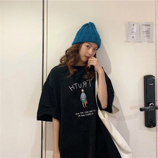 [ẢNH THẬT+FREESIZE] ÁO THUN FORM RỘNG UNISEX TRUTH CỰC CHẤT