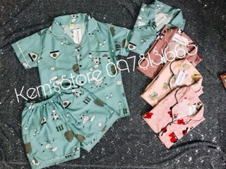 Bộ pijama thô lụa loại 1