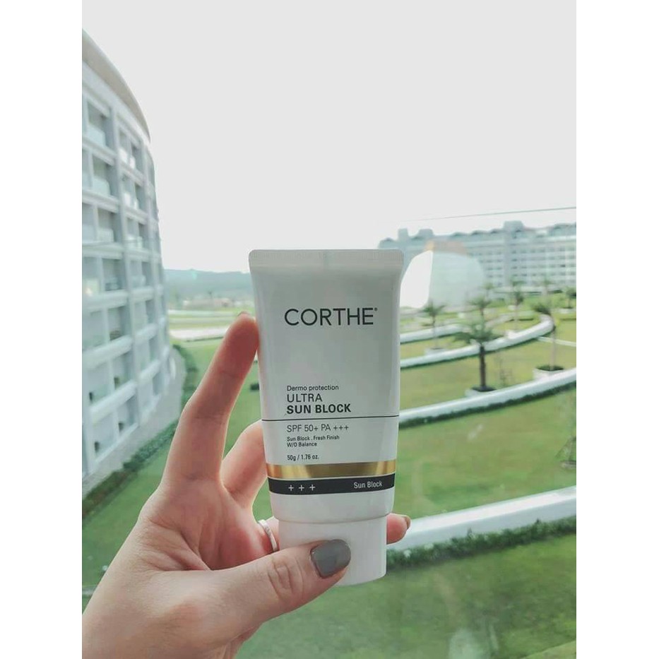 Kem Chống Nắng Vật Lý Corthe Dermo Protection ULTra Sun BLock SPF50+ PA+++ Hàn Quốc BÔNG SHOP | BigBuy360 - bigbuy360.vn