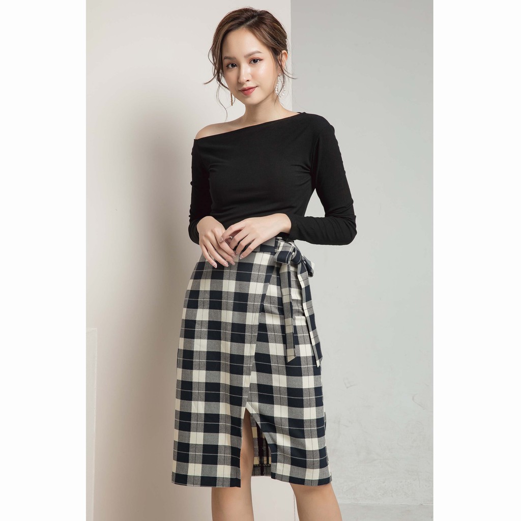 KOKA Áo kiểu lệch vai 26901