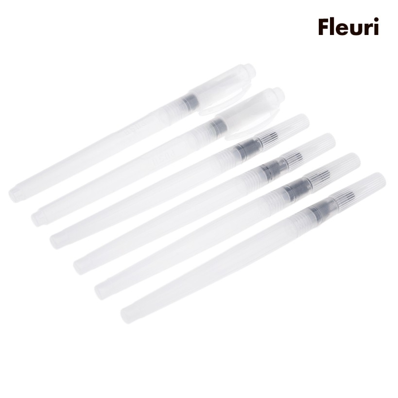 [Home & Living] 6 Pieces Solid Watercolor Brush Pens Water Storage Brush Pens for Artists 