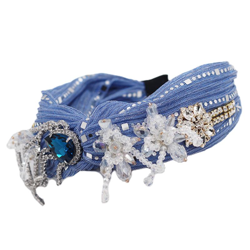 Băng Đô Dạng Chuỗi Tua Rua Đính Đá Pha Lê Phong Cách Bohemian Thời Trang Cho Nữ