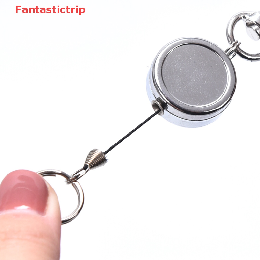 [Fantastictrip] Móc Chìa Khóa Dạng Kẹp Dây Kéo Có Thể Thu Gọn Được Mới