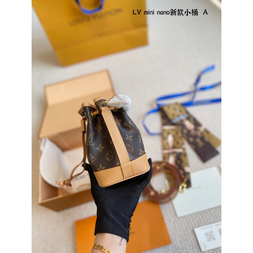 Túi xách nữ đeo vai da thật 𝑳𝒐𝒖𝒊𝒔 𝑽𝒖𝒊𝒕𝒕𝒐𝒏 LV dây rút kiểu mới, sành điệu,cá tính