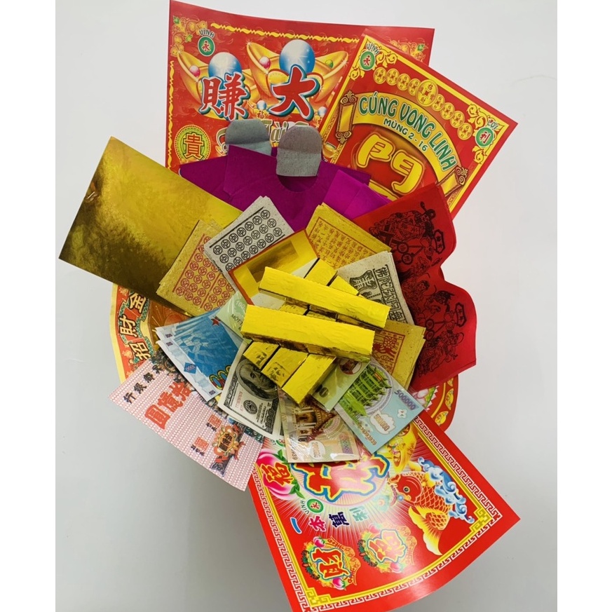 BỘ GIẤY CÚNG VONG LINH - CÚNG CÔ HỒN - CÓ HƯỚNG DẪN CÚNG