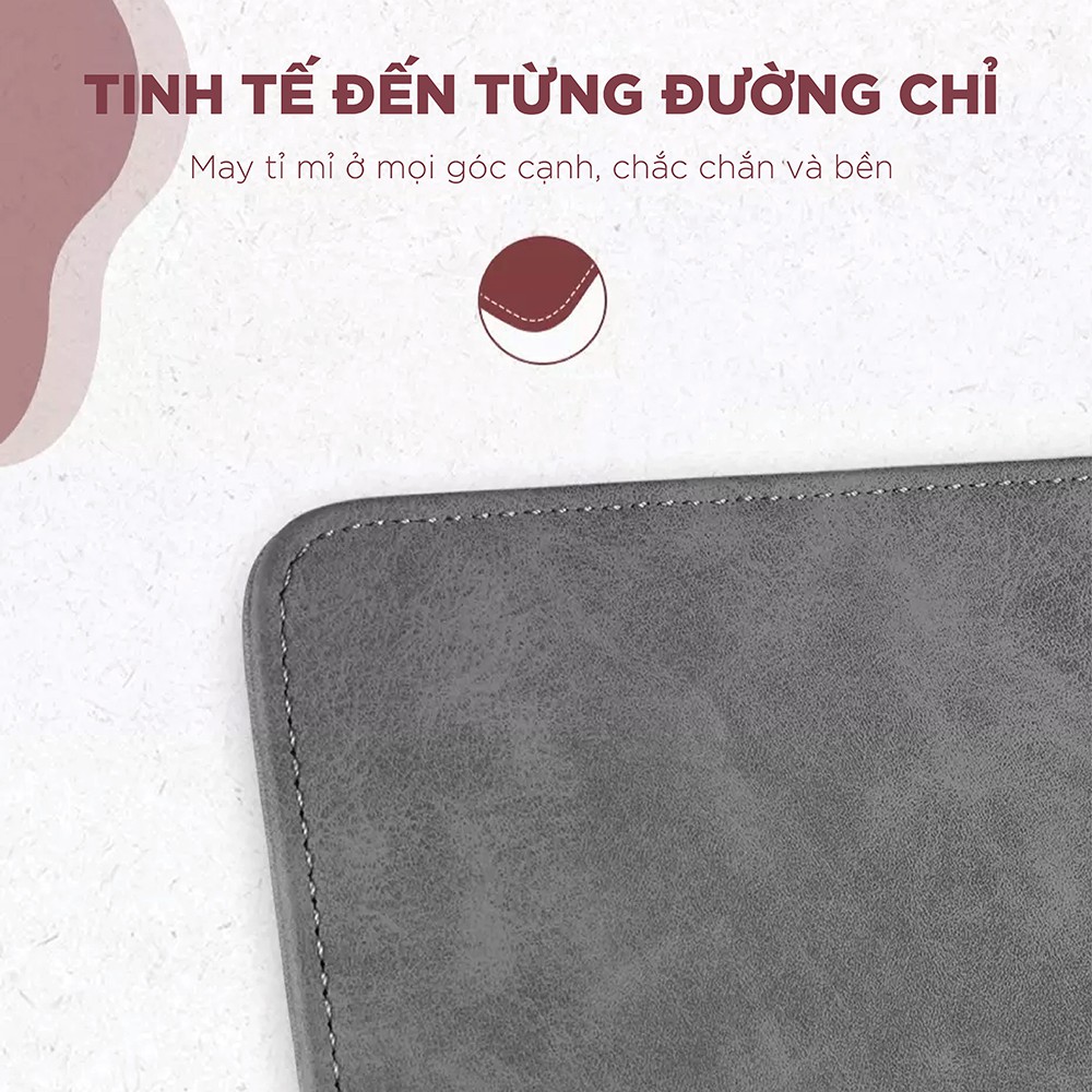 Túi đựng iPad/ Laptop UGREEN LP187 | Bề mặt da lót lông chống thấm, chống shock, trầy xước | Khả năng tương thích rộng | BigBuy360 - bigbuy360.vn