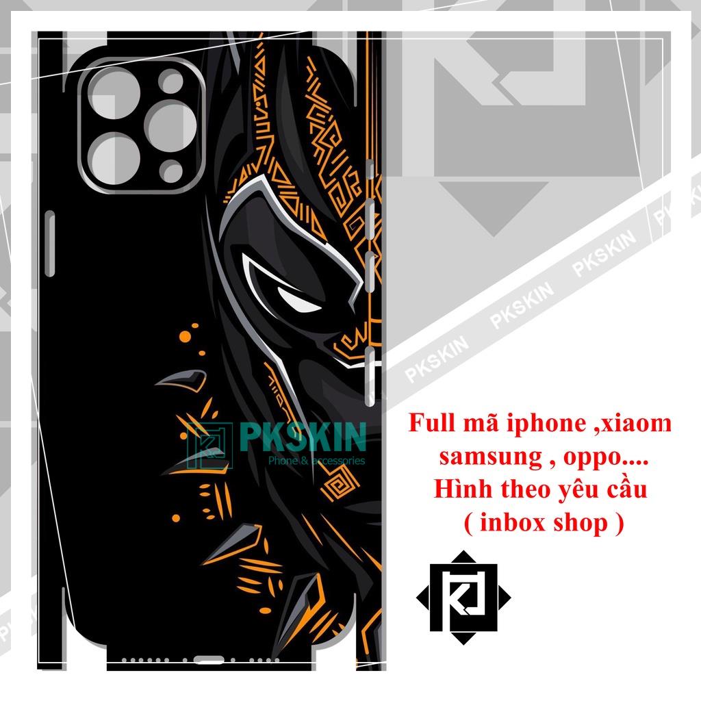 Miếng dán skin full lưng viền iphone 12 ,12 mini , 12 pro , 12 pro max in hình theo yêu cầu