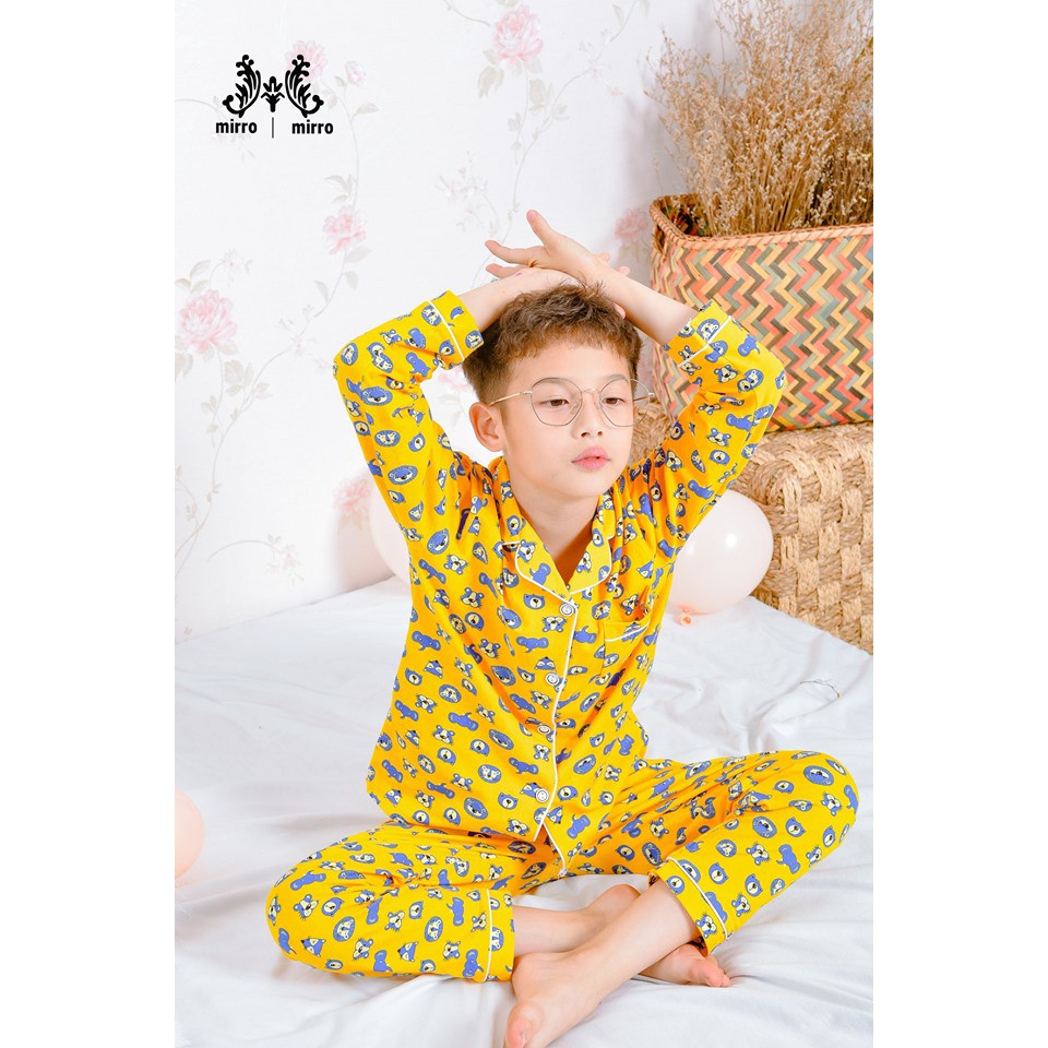 bô đồ Pijama bé trai cotton 4-12 tuổi