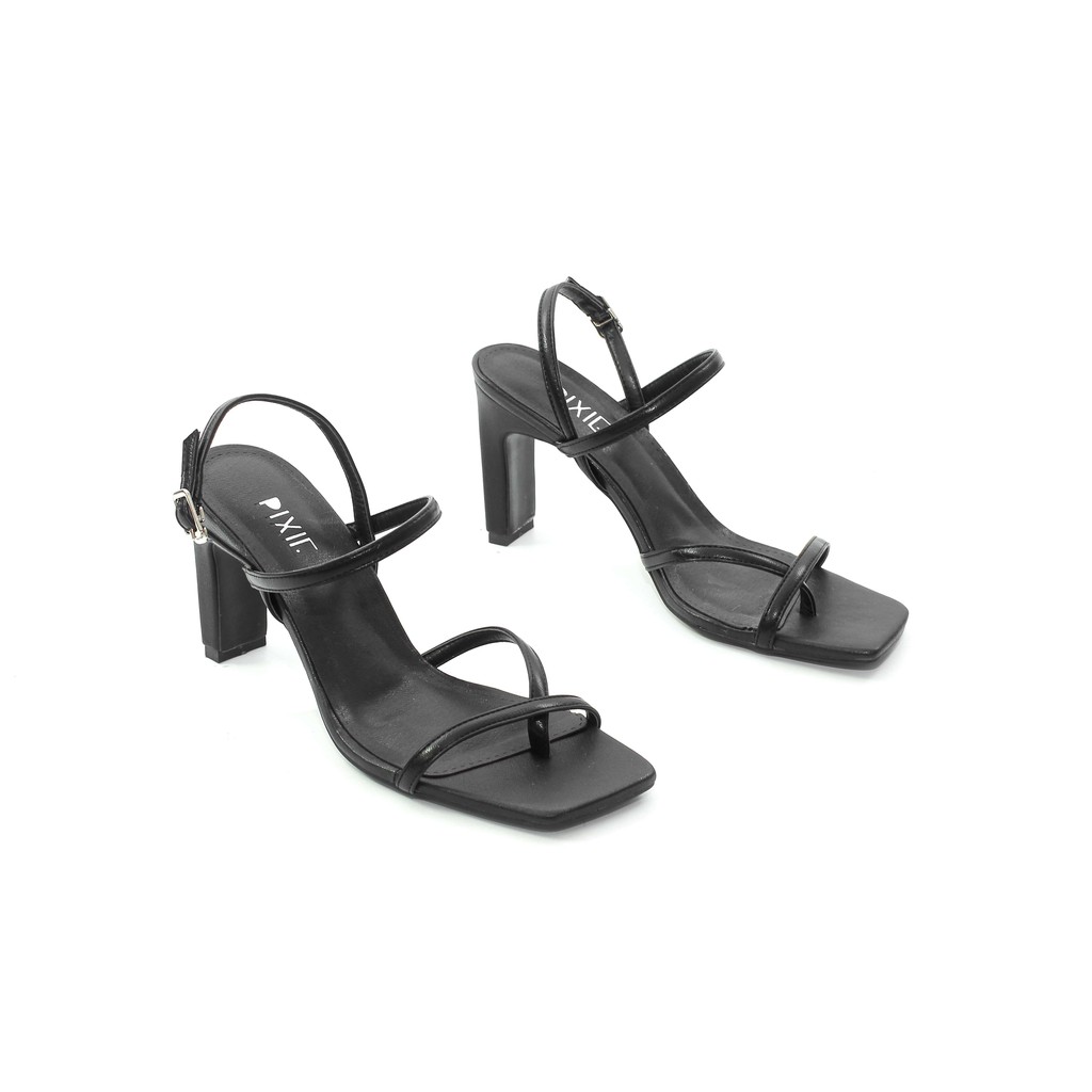 Giày Sandal Cao Gót Xỏ Ngón 9cm Pixie X560