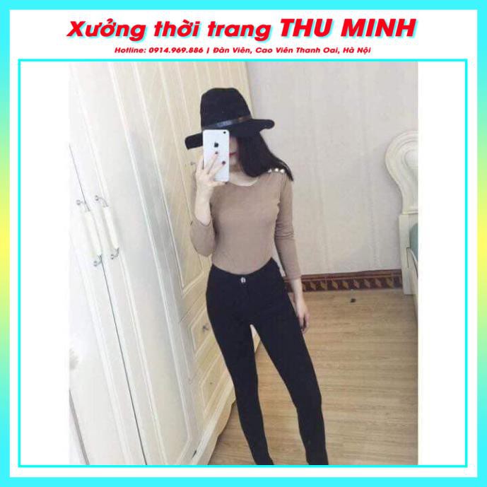 Quần Legging chất dày dặn, Quần legging cúc khóa size lớn đến 75kg Q2H04