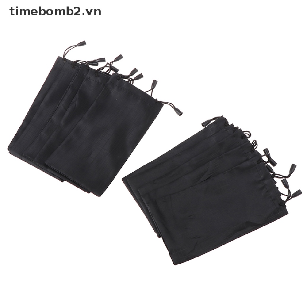 Set 10 Túi Vải Mềm Đựng Mắt Kính Tiện Dụng