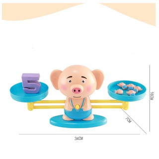 Đồ chơi Cân thăng bằng heo con