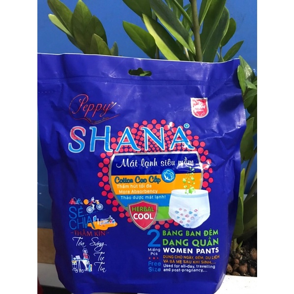 40 gói Băng vệ sinh quần Shana 2 quần/gói