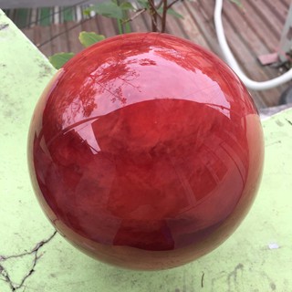 Quả Cầu Phong Thủy Núi Lửa Đỏ 15 Cm Tài Lộc May Mắn