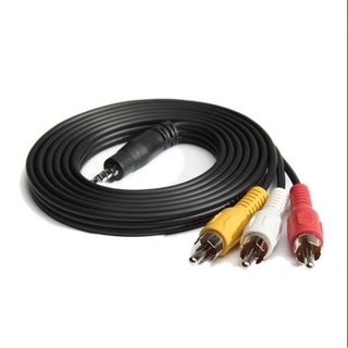 Dây av 3.5 ra 3 đầu hoa sen dùng cho tv cổng av