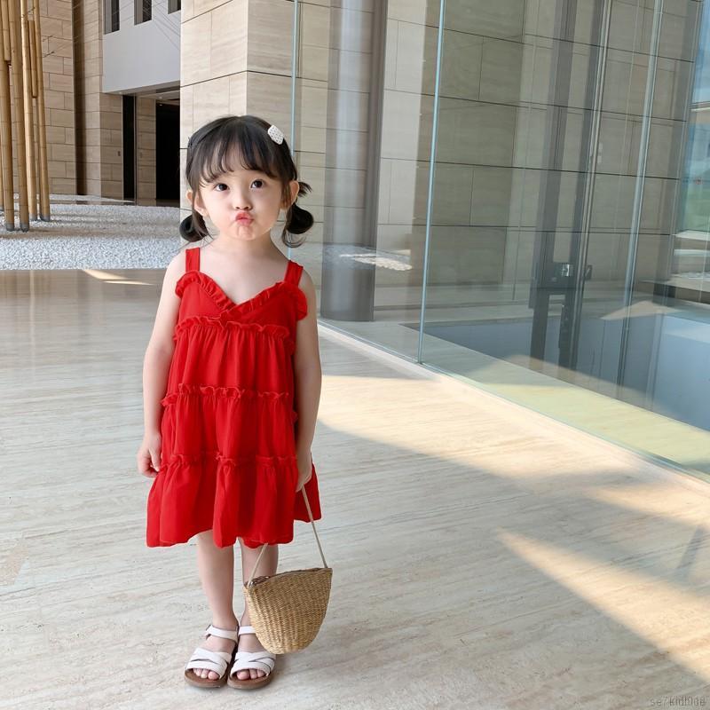 Váy công chúa kiểu sát nách dành cho bé gái