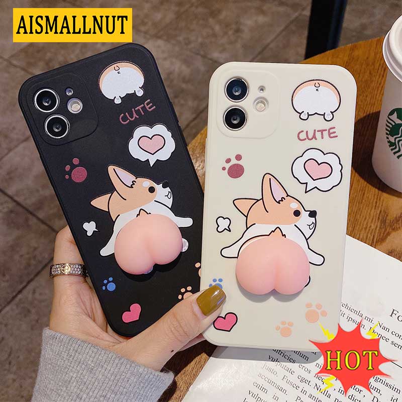 Ốp điện thoại họa tiết chú cún Corgi đáng yêu cho Iphone11 12 Pro Max 6 6s 7 8 Plus X Xs Xr Xsmax | BigBuy360 - bigbuy360.vn