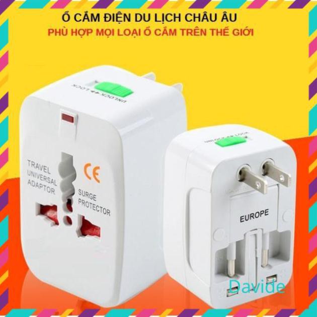 Ổ cắm điện đa năng du lịch Universal Travel Adapter nhiều đầu