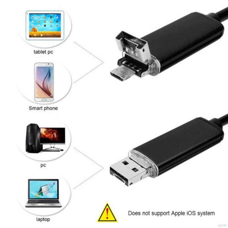 [Hàng mới về] Camera nội soi USB HD kèm dụng cụ lấy ráy tai và đèn 6 LED 3 trong 1 vệ sinh ống tai tiện dụng