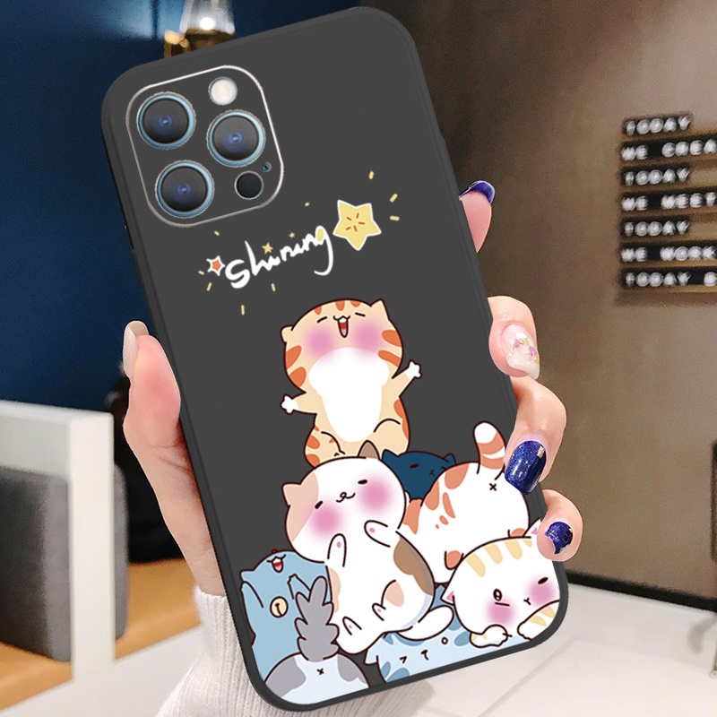 Ốp Điện Thoại Silicone Mềm Hình Mèo Cho Samsung Galaxy Note 20 Ultra Note 10 Plus A30 A50 A20 A50S