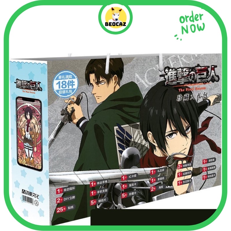 [Gift Bag] Túi may mắn quà tặng các bộ anime manga dễ thương nhiều phụ kiện ship hoả tốc