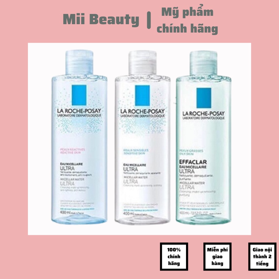 Nước Tẩy Trang La Roche-Posay Nội Địa Pháp 400ml Dành Cho Da Dầu, Da Mụn Và Da Nhạy Cảm Hàng Pháp Chuẩn | BigBuy360 - bigbuy360.vn
