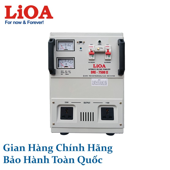 Ổn áp 1 pha LiOA DRI-7500II