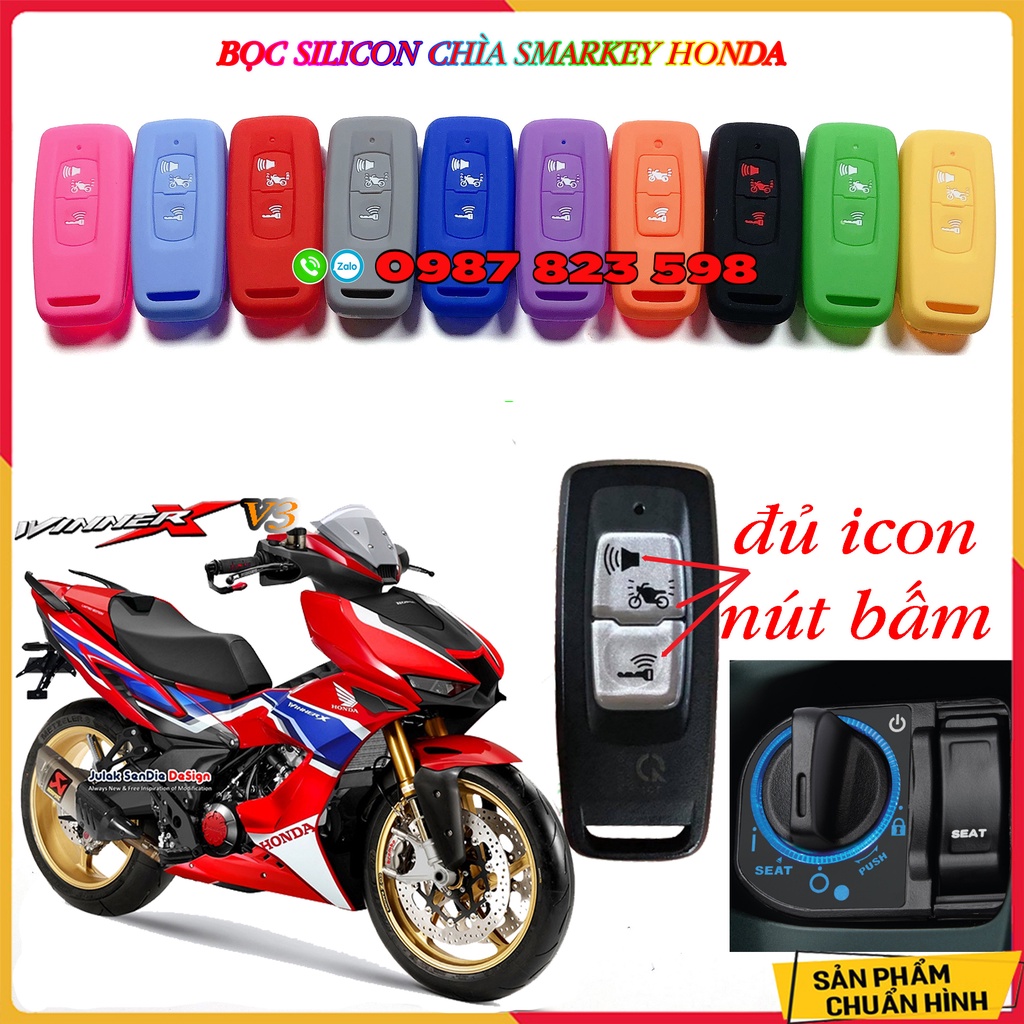 [Mã LIFEAU5SALE giảm 20k đơn 50k] Bọc Chìa Khoá Smartkey Winner X 2022 - Bọc Chìa Winner X V3