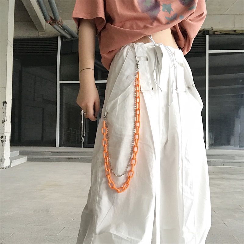 Chuỗi Quần 225030 Dây Xích Đeo Thắt Lưng Phong Cách Đường Phố Hàn Quốc Cá Tính