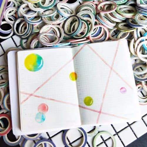 Băng keo washi trang trí sổ tay họa tiết dễ thương