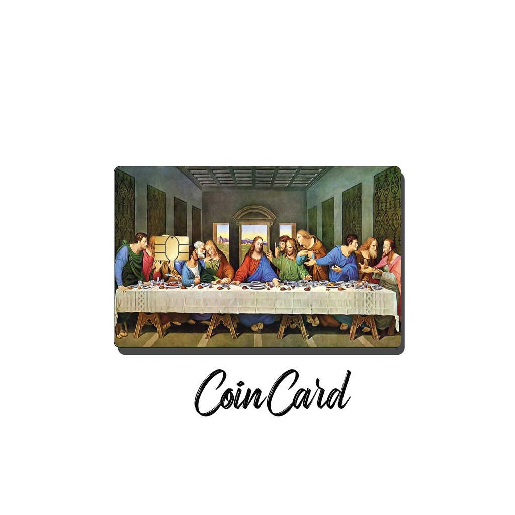 Leonardo da Vinci  - Sticker dán Thẻ ATM, Debit ,Thẻ Từ, Thẻ Chung Cư | COINCARD