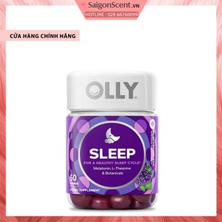Kẹo hỗ trợ giấc ngủ Olly Sleep hương Blackberry ( 50 viên )