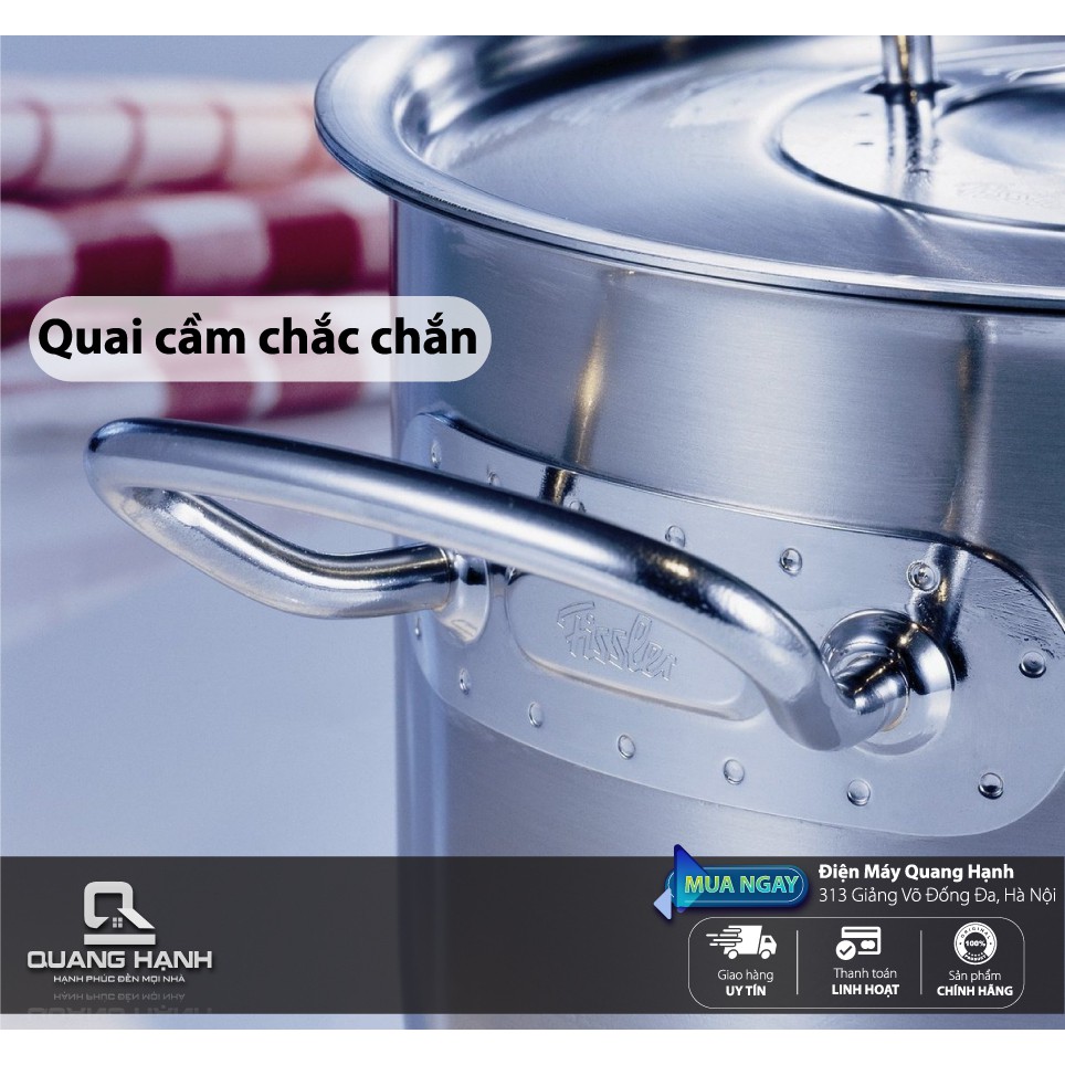 Bộ nồi FISSLER ORIGINAL PROFI VUNG INOX 4 nồi 1 quánh - Made Đức [ Hàng chính hãng]