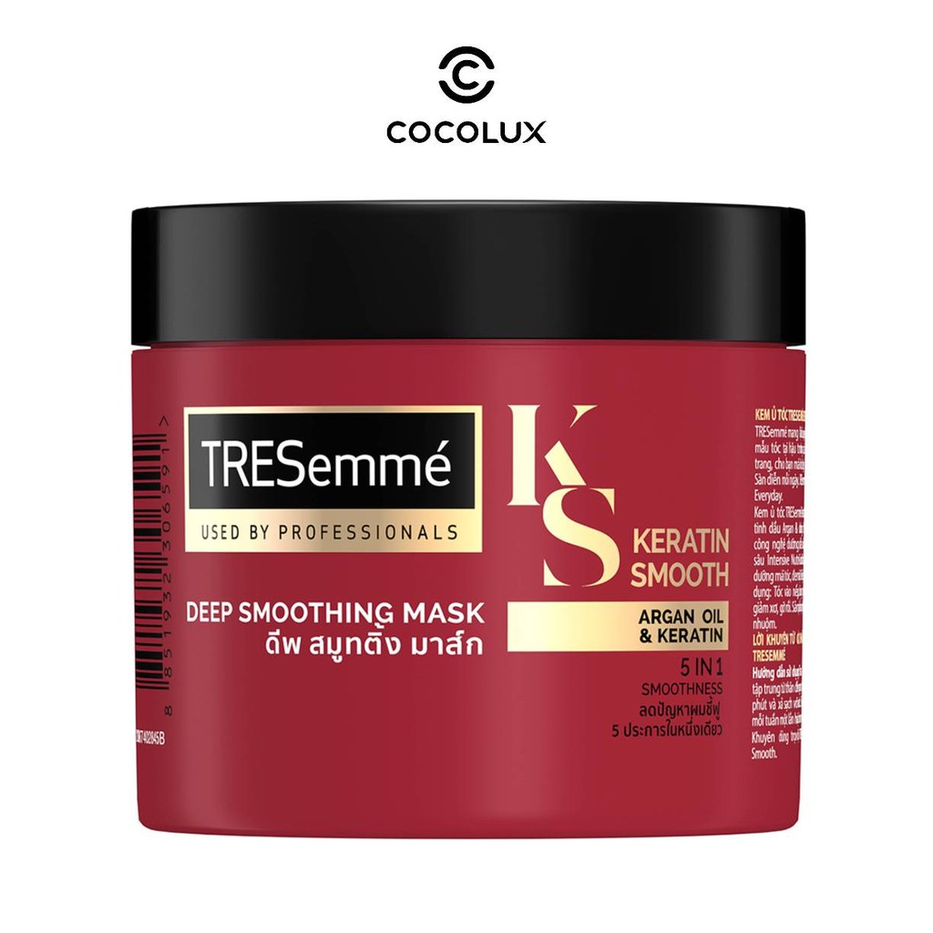 Kem Ủ Tresemmé Keratin Smooth Vào Nếp Mượt Mà - 180ml-[COCOLUX]