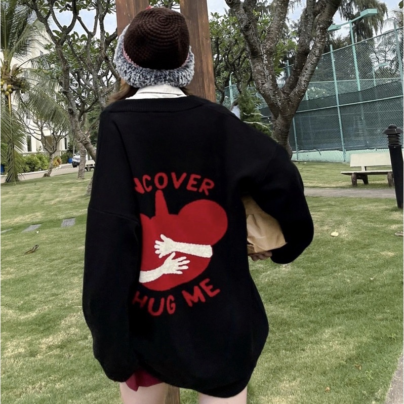 Áo Cardigan Hug Me ( Màu Đen ) | BigBuy360 - bigbuy360.vn