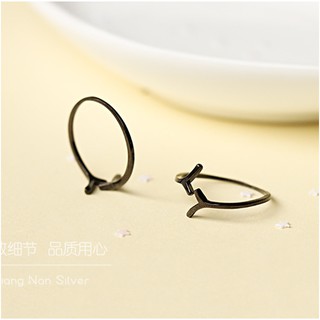 Nhẫn đen đơn giản xinh xắn