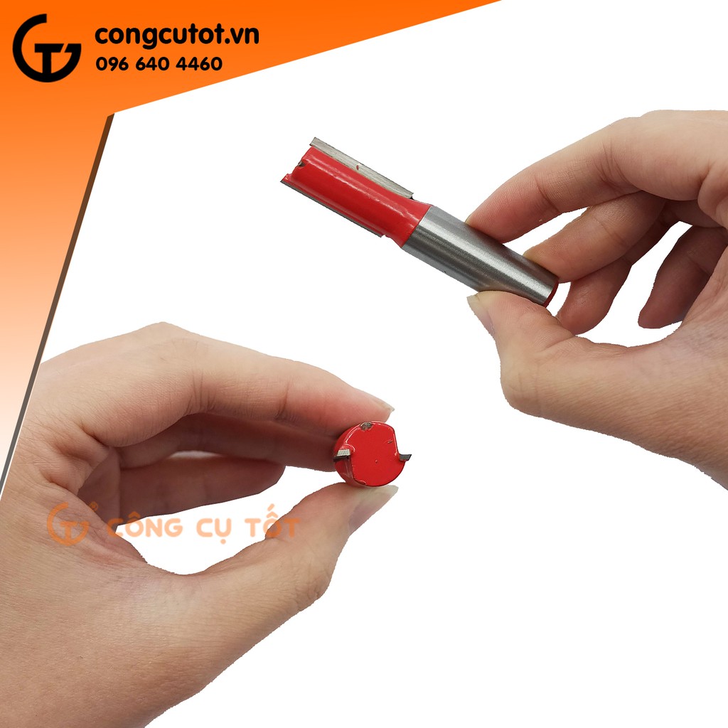 Mũi phay gỗ lấy nền Lion Đài Loan chân 12.7mm