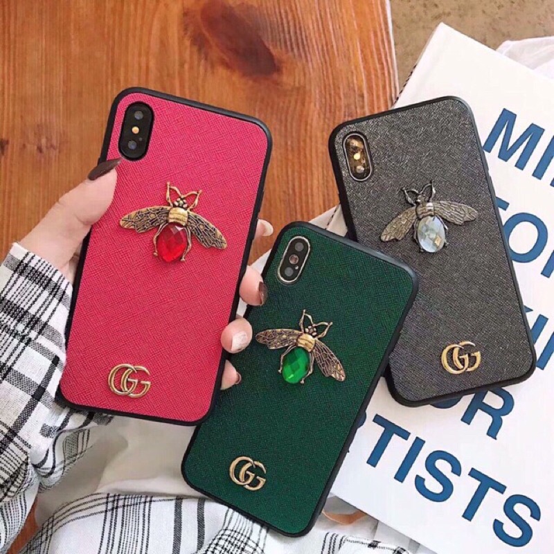 ỐP LƯNG ĐÍNH ĐÁ CON ONG CHO IPHONE 6G/6S/7G/8G/6plus/6splus/7plus/8plus/X/XS/XR/XSMAX