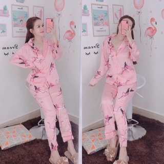 Bộ Pijama lụa cao cấp