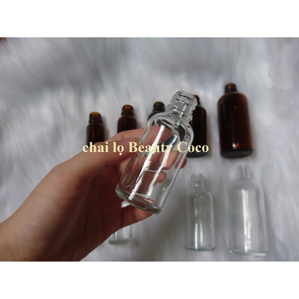 Chai Đựng Tinh Dầu Thủy Tinh 30ml Lọ nhỏ giọt nắp vặn