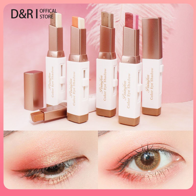 (Hàng Mới Về) Phấn Mắt Dạng Thỏi Thiết Kế 2 Trong 1 Tiện Dụng Cho Người Mới Bắt Đầu