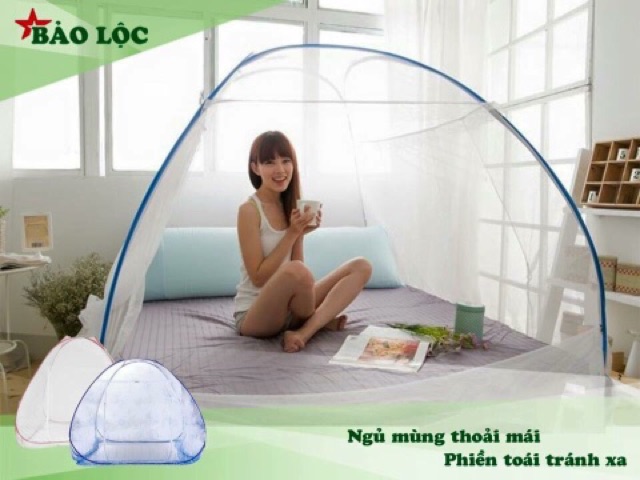 Mùng tròn chống muỗi tự bung hàng chất lượng cao