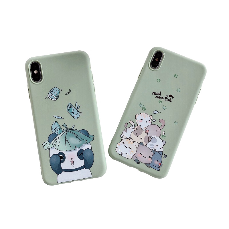 Ốp lưng dễ thương hình gấu trúc cho Realme 7i C17 7 6 5 3 C15 C12 C11 5S 5i C3 6i C2 C1 2 Narzo 30A 20 Pro | BigBuy360 - bigbuy360.vn