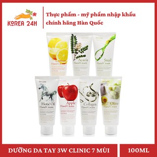 Dưỡng Da Tay 3W Clinic 100ml ( 7 Mùi )